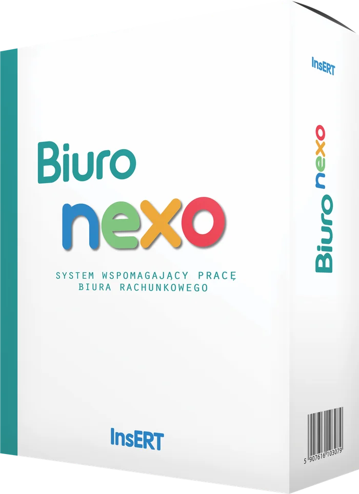 Opakowanie programu Biuro nexo