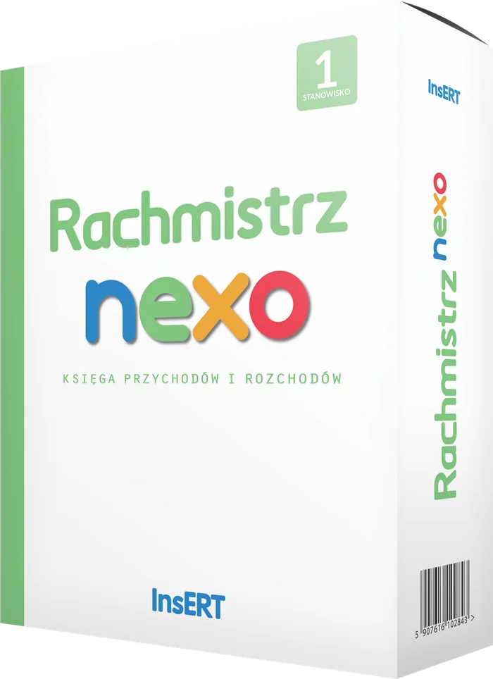 Opakowanie programu Rachmistrz nexo